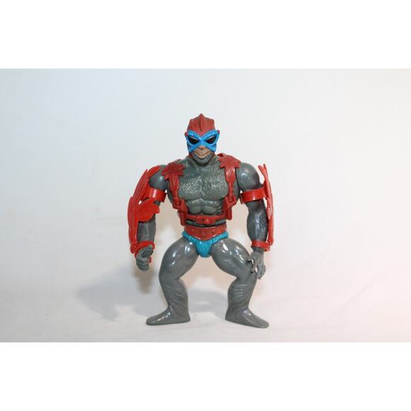 Stratos 100% Complete MOTU Red Wing Variant Vintage 1981 Mattel Action Figure - Picture 1 of 10